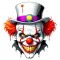 Horror Clown Stickers
