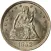 Seated Liberty Quarter