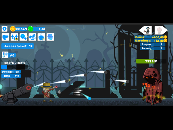 Tangkapan layar Idle Cannon Quest iPad 