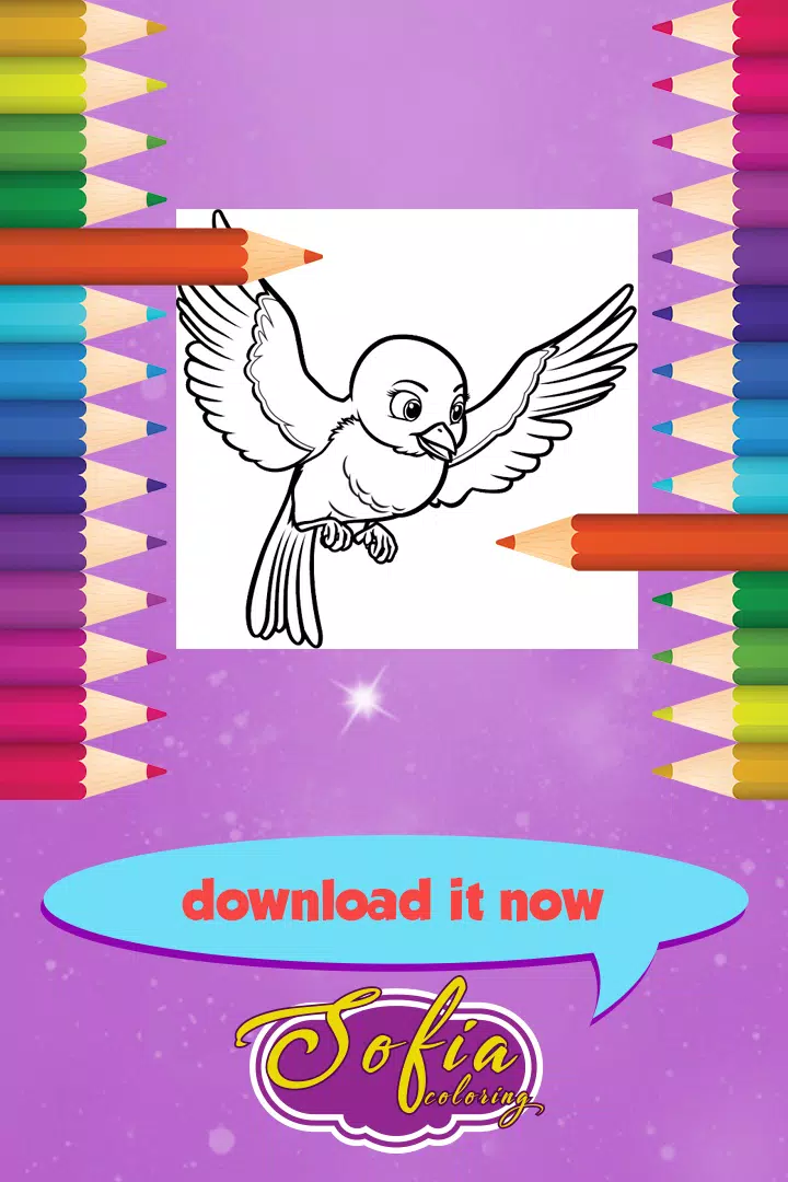 Sofia Coloring Game Screenshots