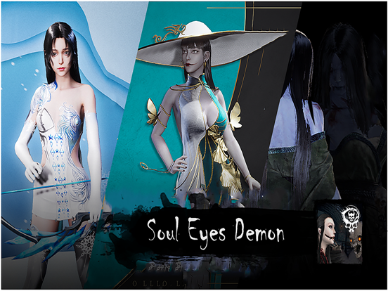 Soul Eyes Demon Horror Skulls iPad Screenshots