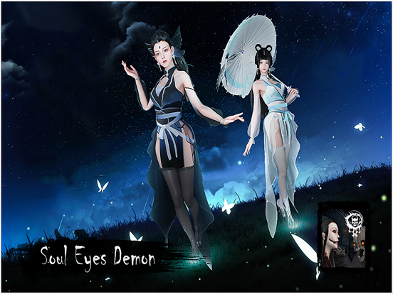 Soul Eyes Demon Horror Skulls iPad Screenshots