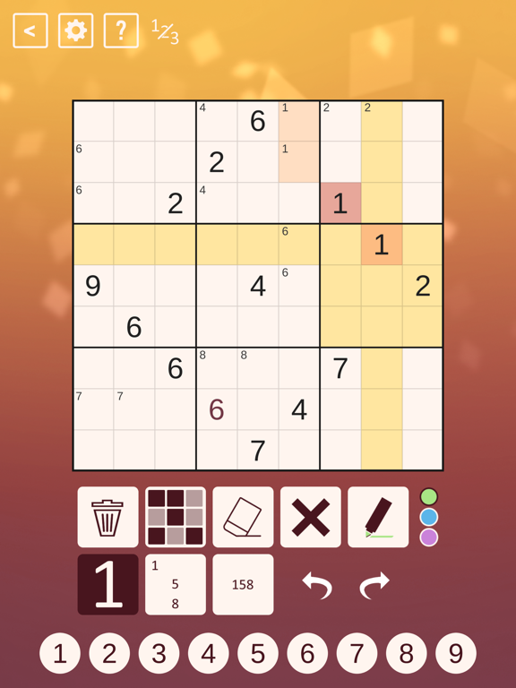 Miracle Sudoku iPad Screenshots