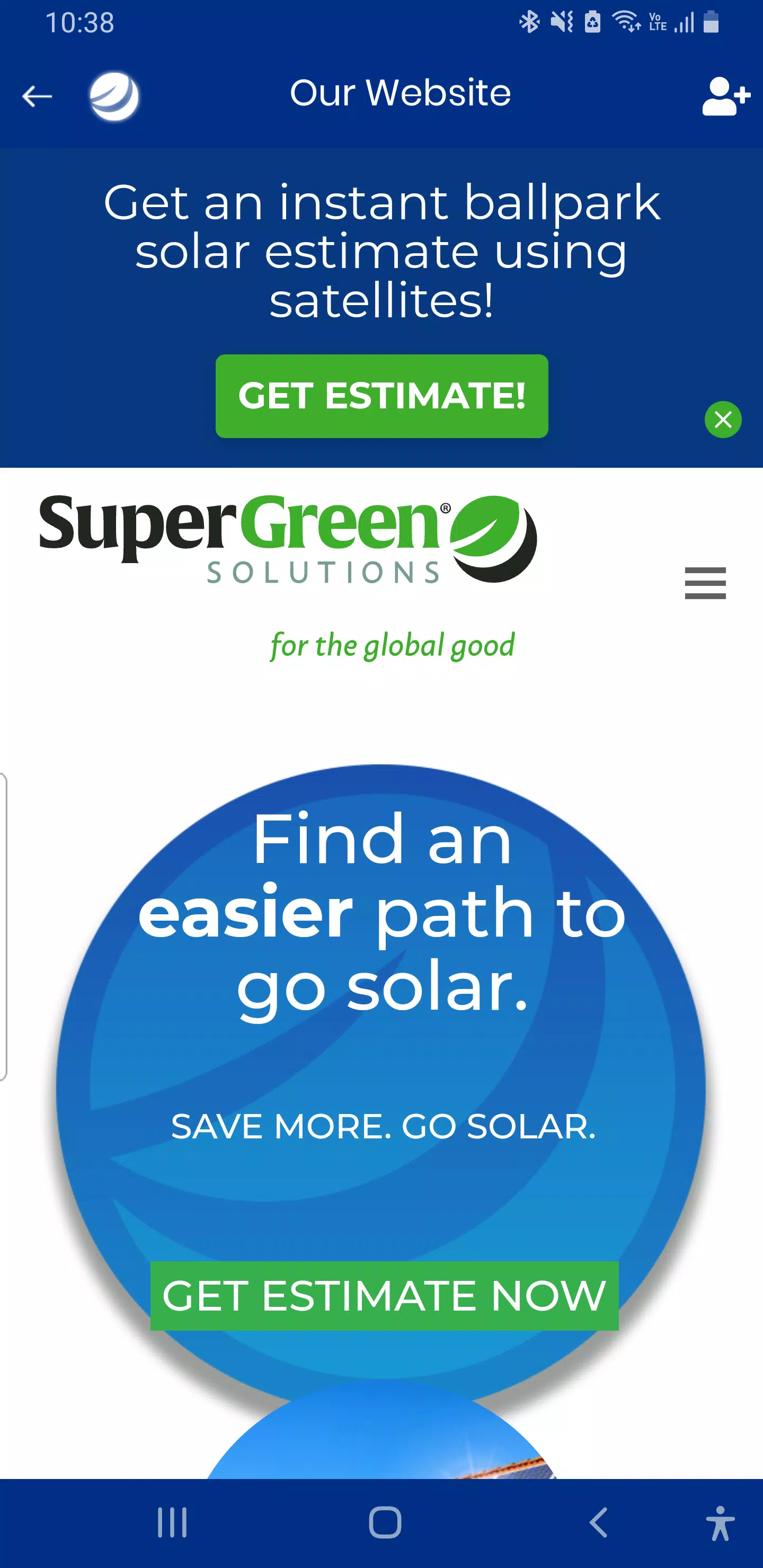 SuperGreen Solutions Screenshots