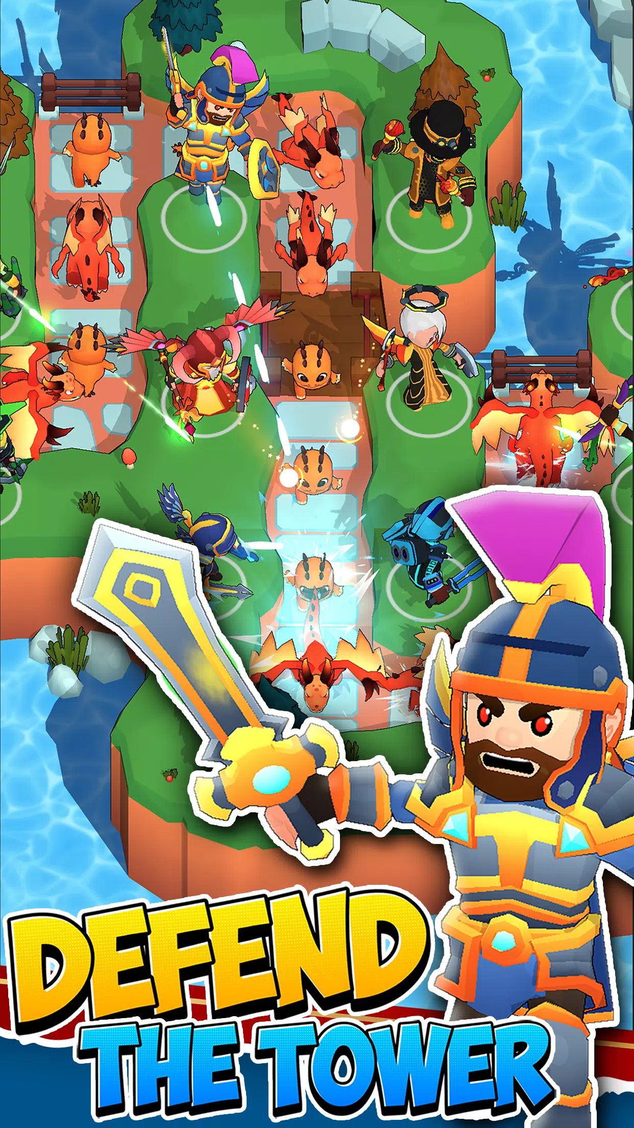Idle Hero TD Tower Defense RPG Screenshots
