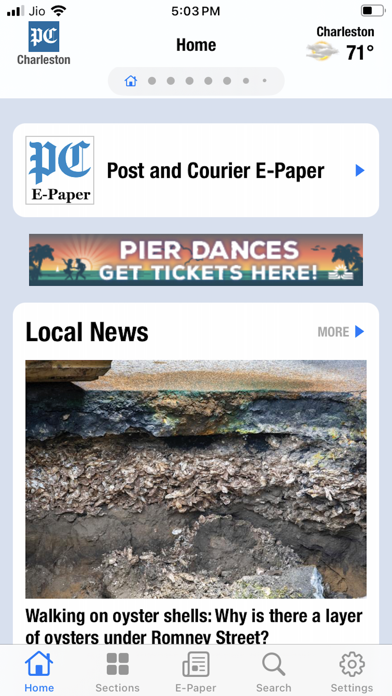 Tangkapan layar The Post and Courier