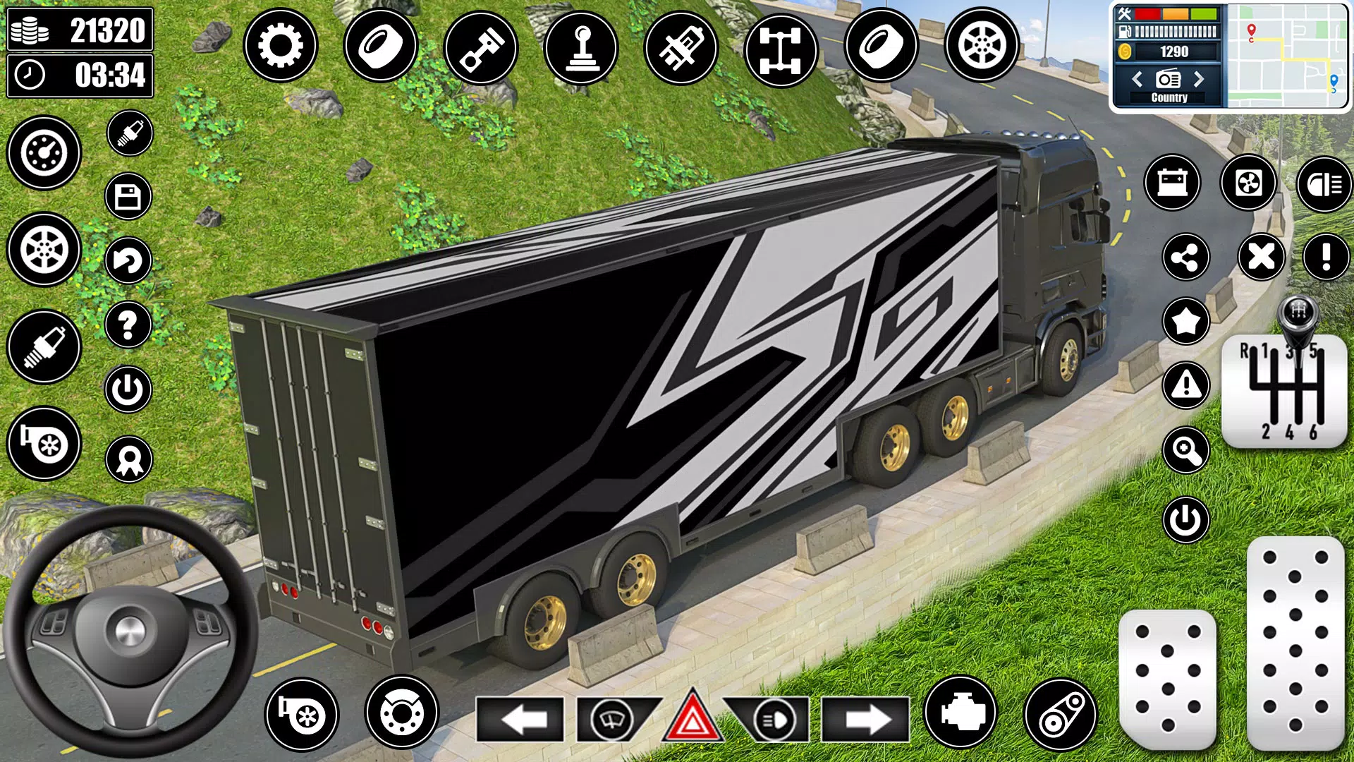 ภาพหน้าจอของ Real Truck Parking Games 3D