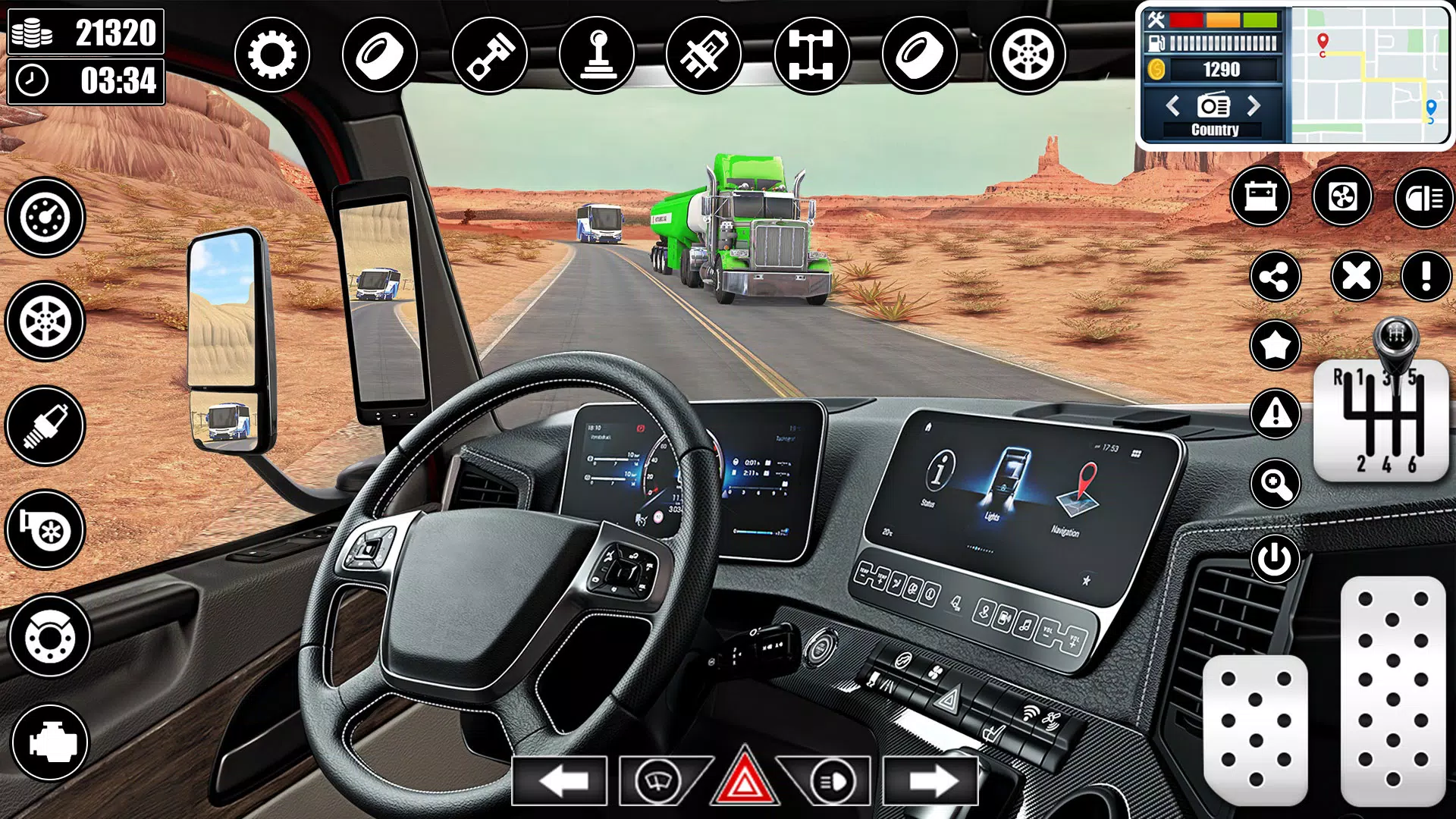 ภาพหน้าจอของ Real Truck Parking Games 3D