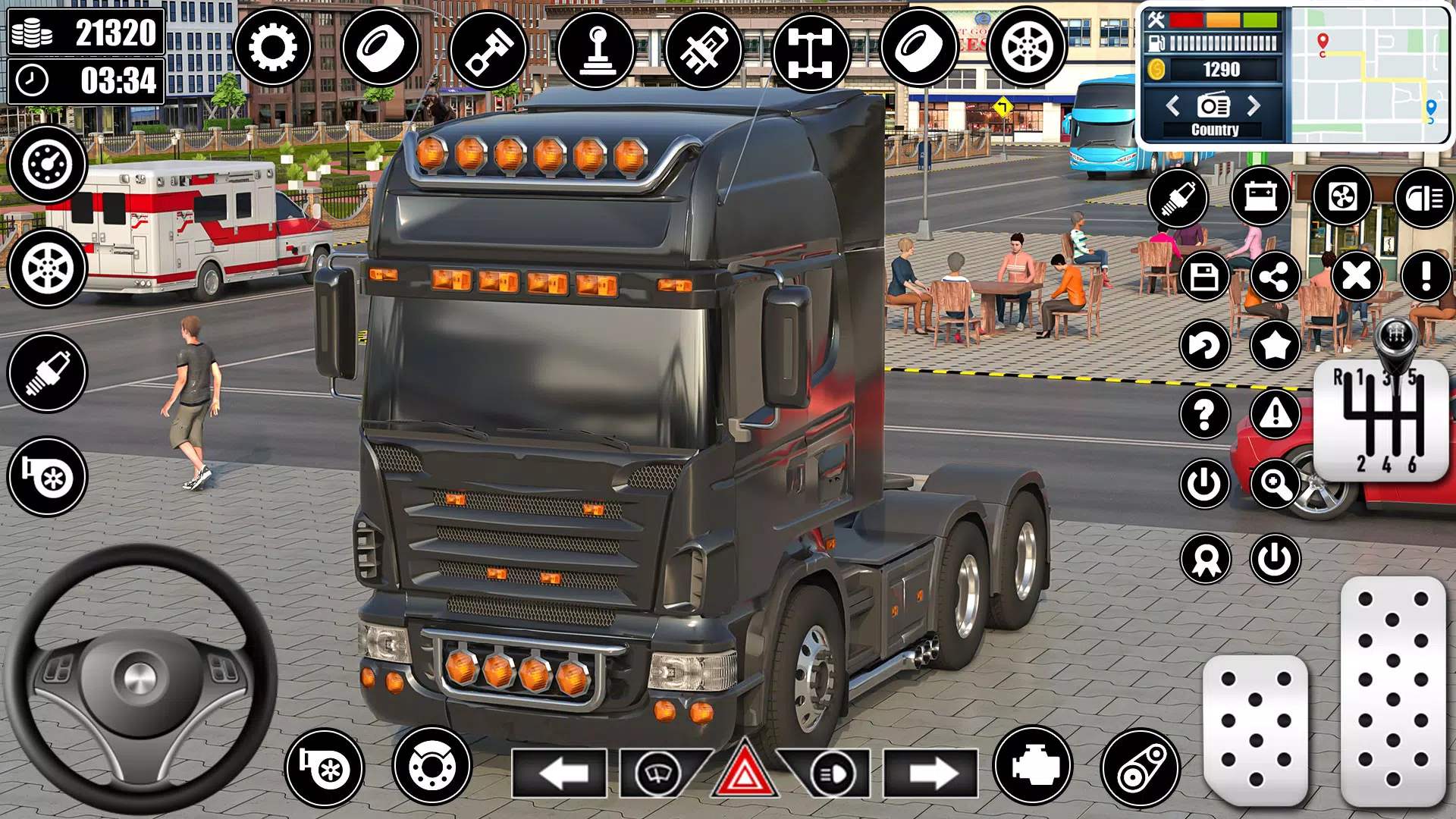 ภาพหน้าจอของ Real Truck Parking Games 3D