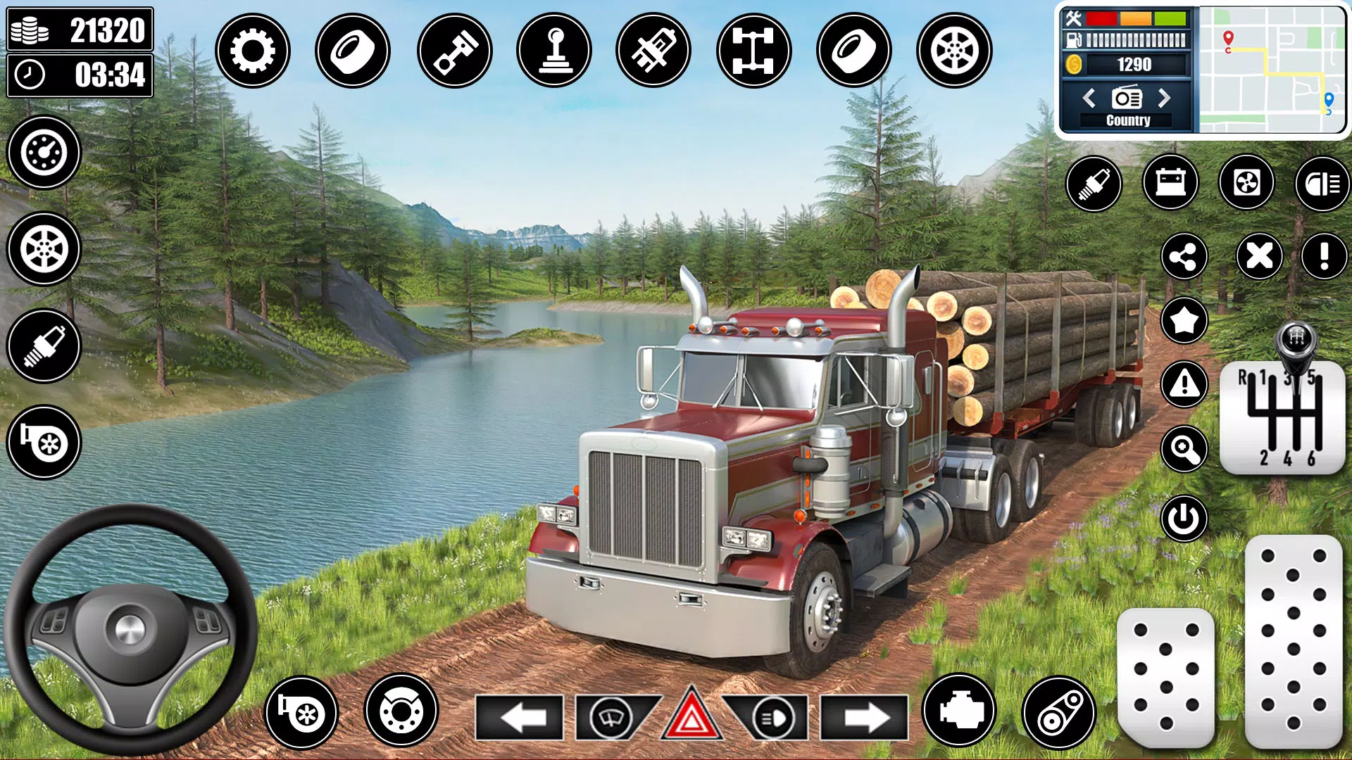 ภาพหน้าจอของ Real Truck Parking Games 3D