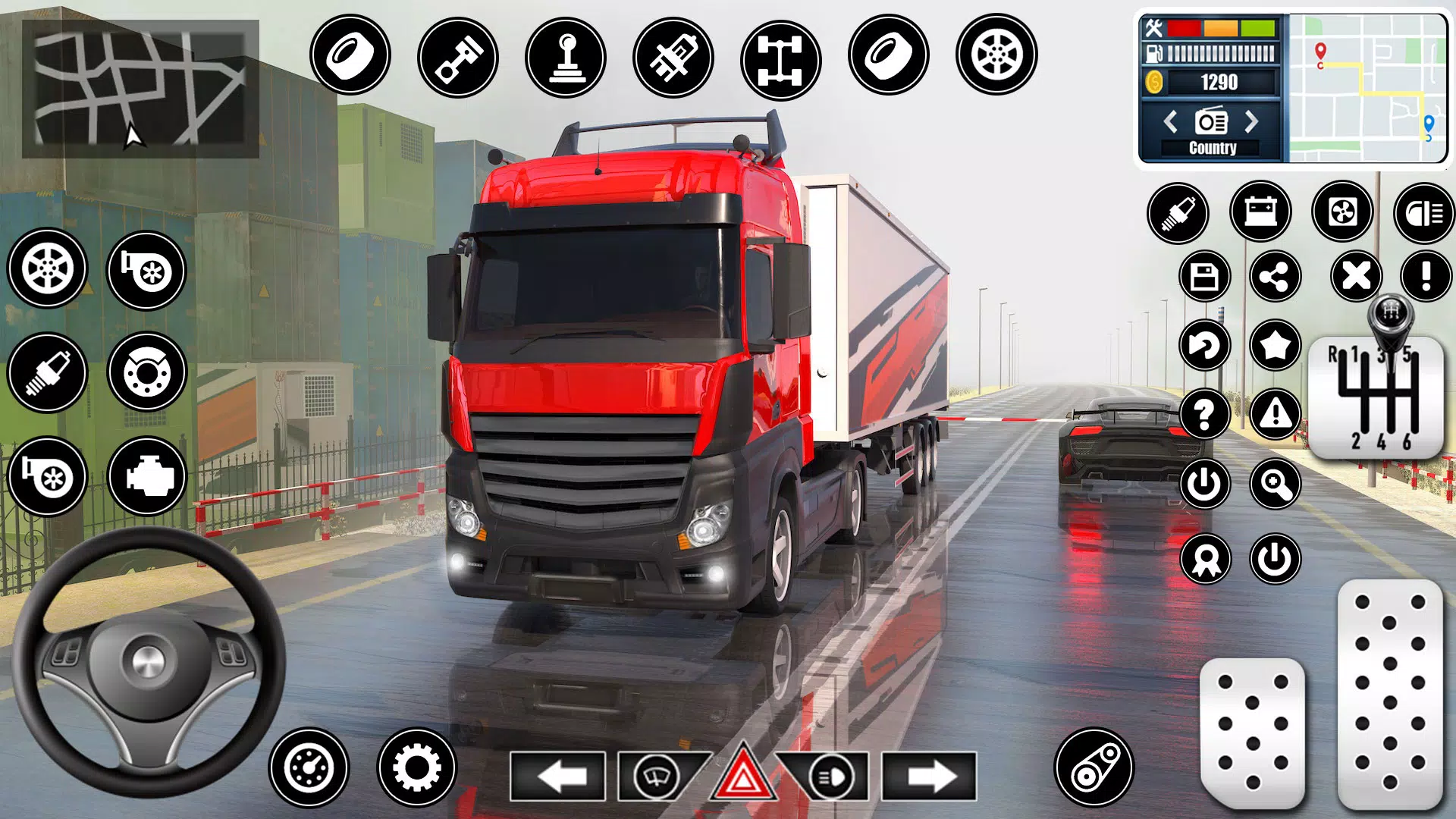 ภาพหน้าจอของ Real Truck Parking Games 3D