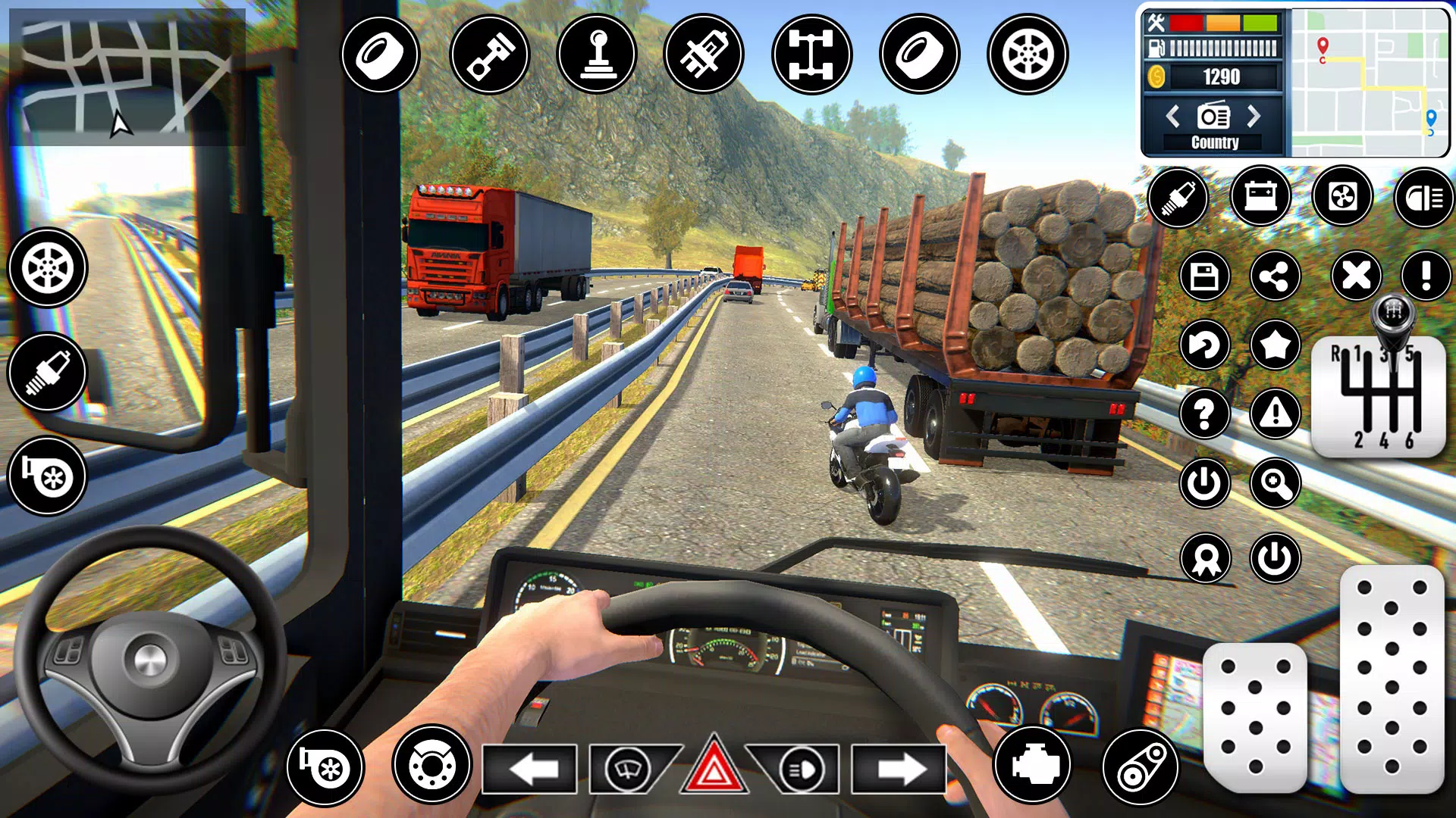 ภาพหน้าจอของ Real Truck Parking Games 3D