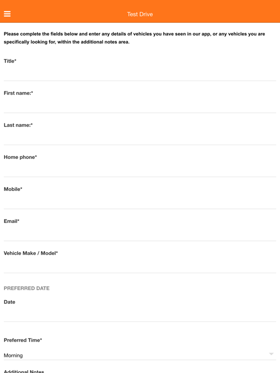 Autozone Cars Coleraine iPad Screenshots
