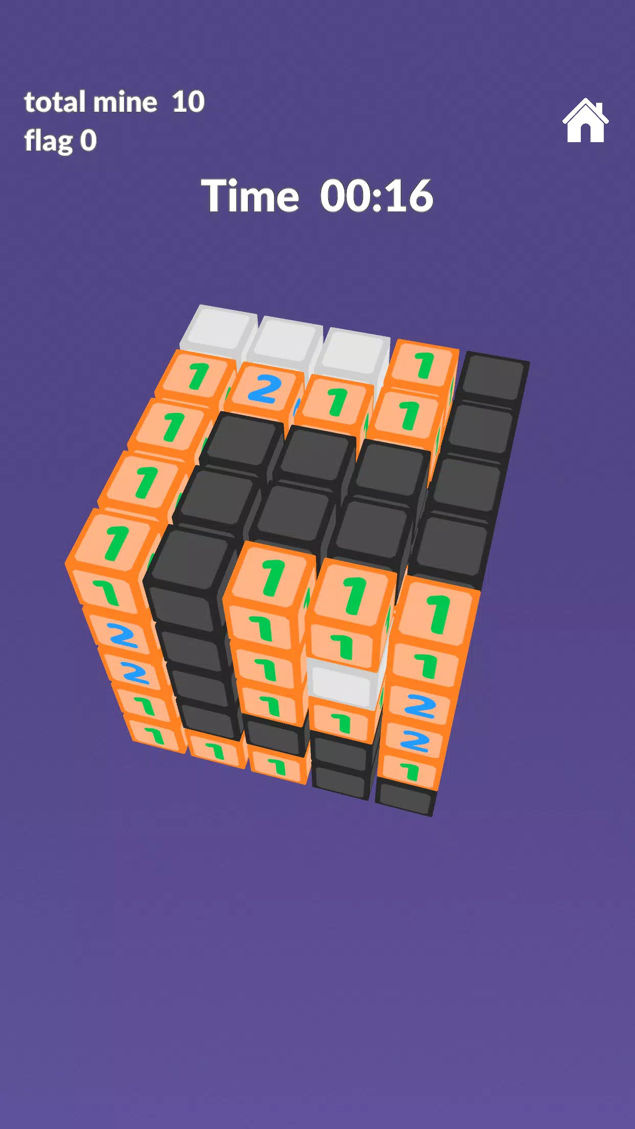 Tangkapan layar Minesweeper 3D