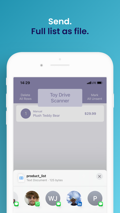 Toy Drive Scanner Screenshots