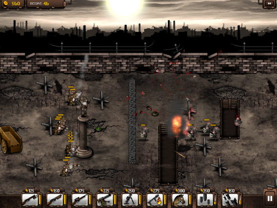 Tangkapan skrin Trenches II iPad 