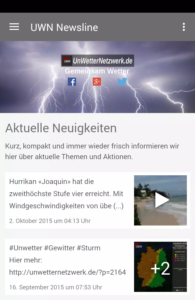 UWN Newsline Screenshots