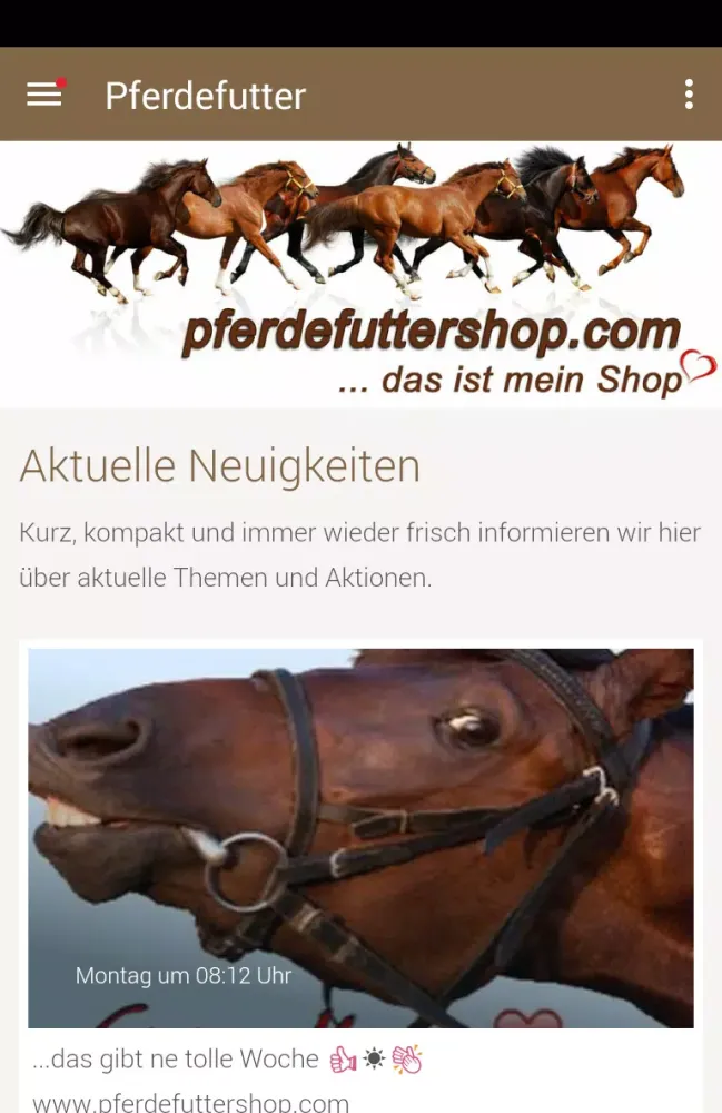pferdefuttershop.com Screenshots