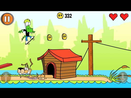 Tangkapan layar Skater Gator iPad 
