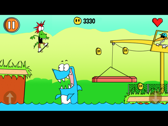 Tangkapan layar Skater Gator iPad 
