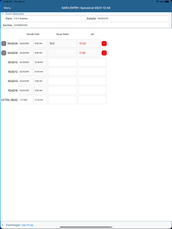 Trident Workbench Mobile iPad Screenshots