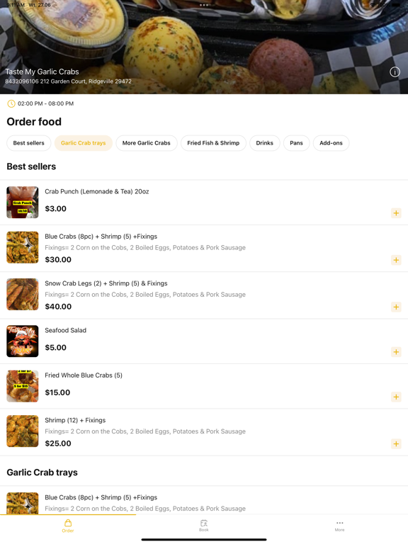 Taste My Garlic Crabs iPad স্ক্রিনশট