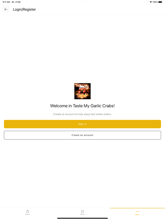 Taste My Garlic Crabs iPad স্ক্রিনশট