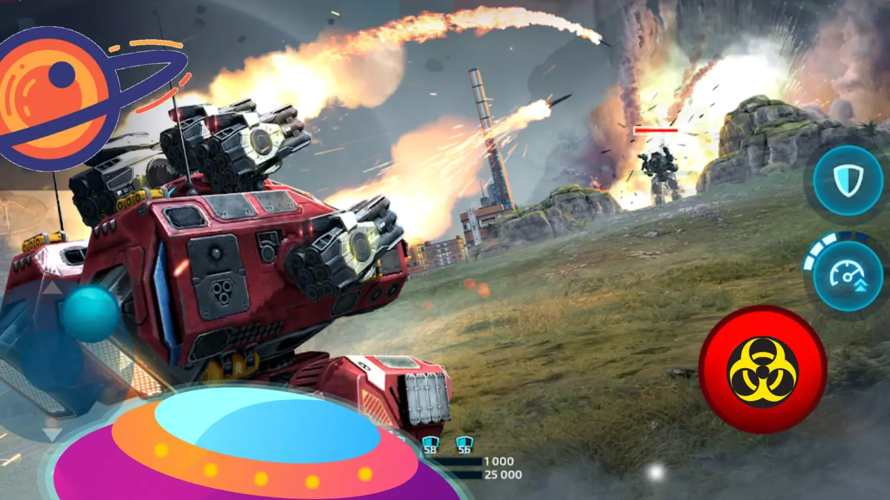 Robots vs Aliens - Robowars Screenshots