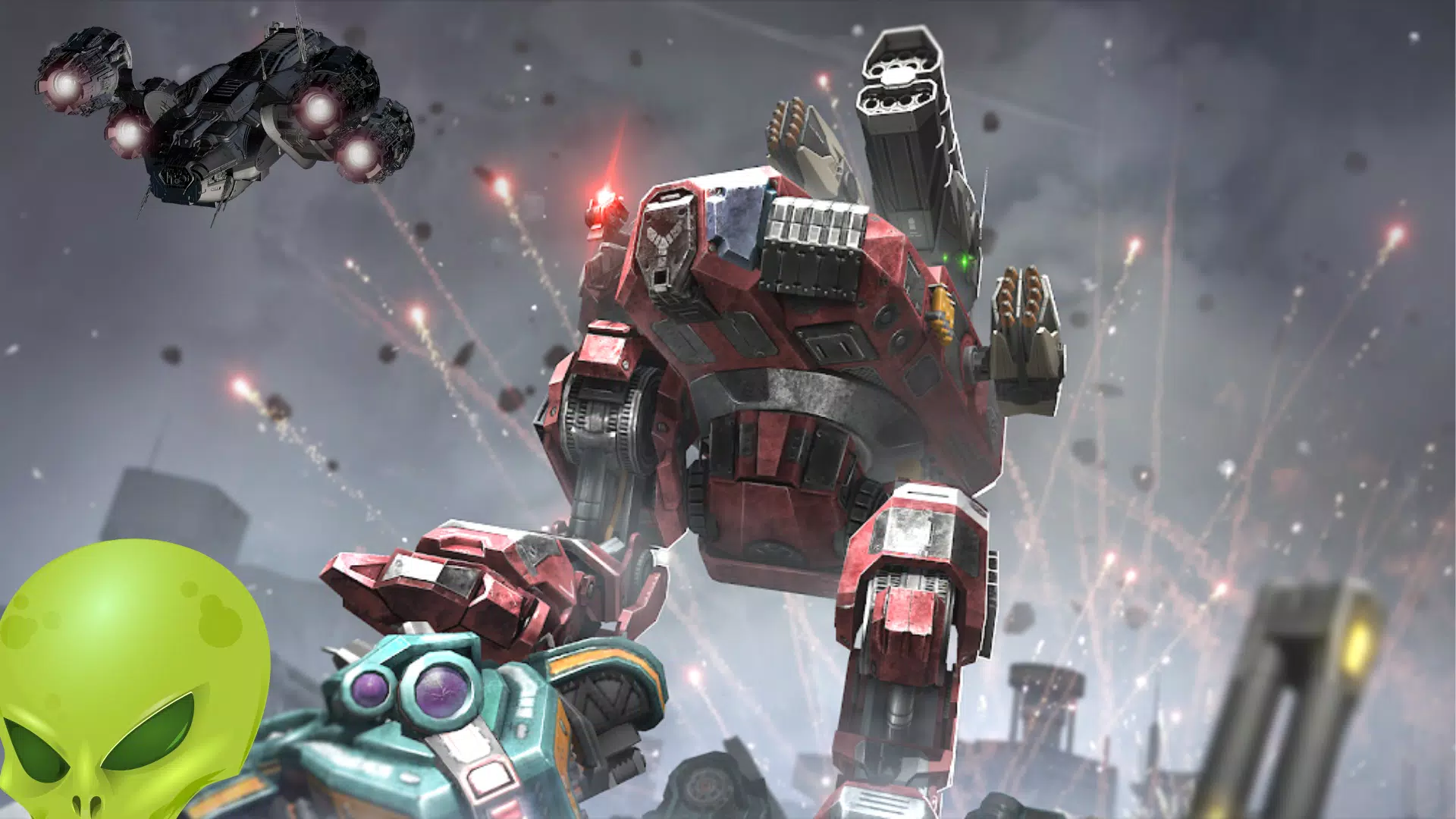 Robots vs Aliens - Robowars Screenshots