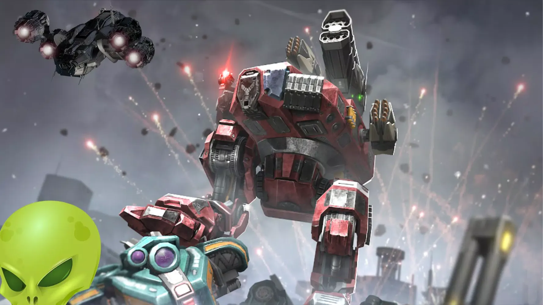 Robots vs Aliens - Robowars Screenshots