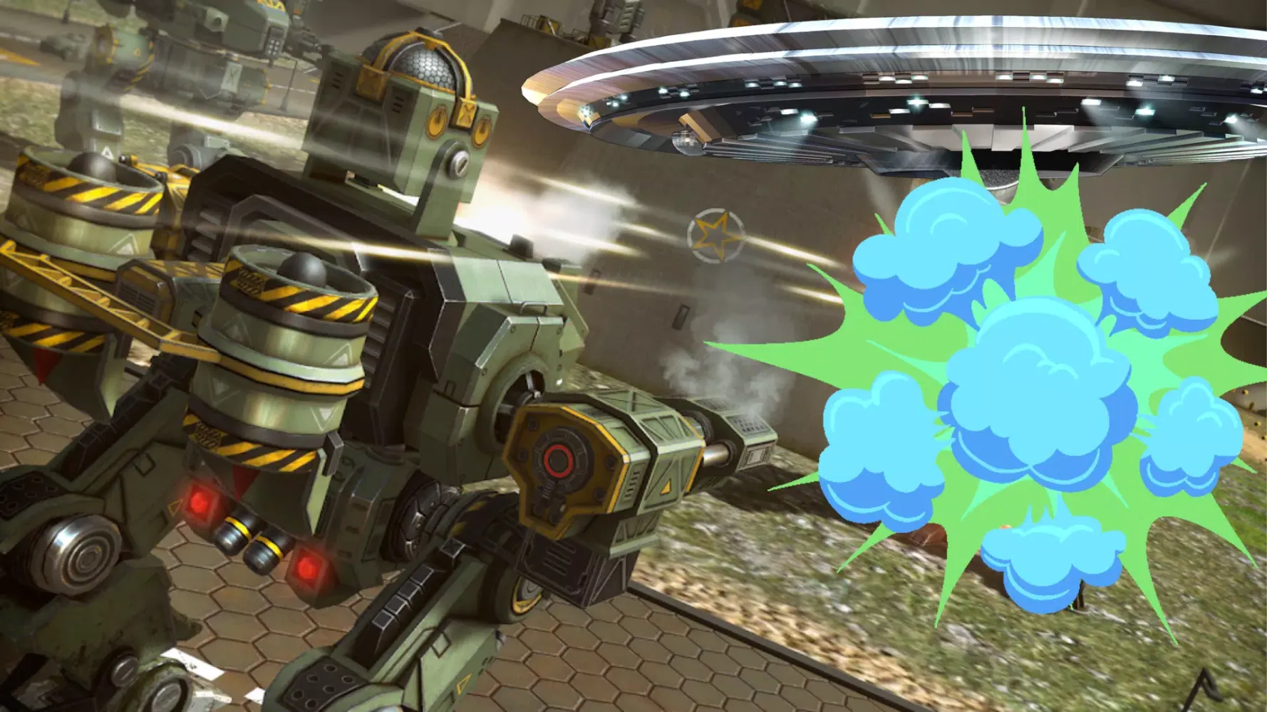 Robots vs Aliens - Robowars Screenshots
