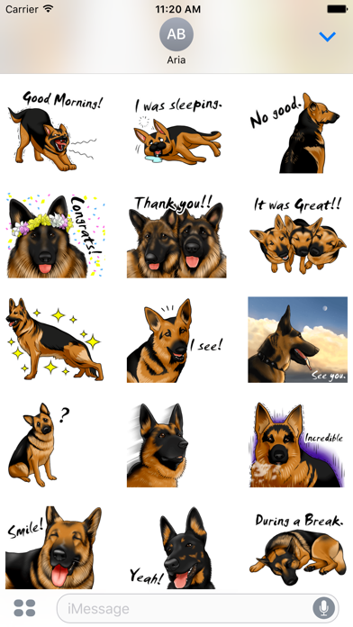 German Shepherd Dog Sticker Screenshots
