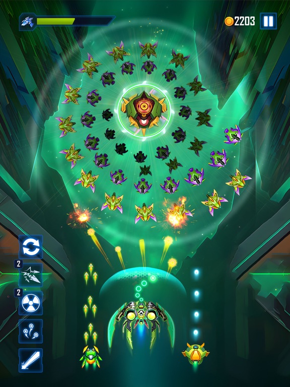Tangkapan layar Wind Wings: Space Shooter iPad 