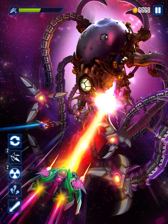 Tangkapan layar Wind Wings: Space Shooter iPad 