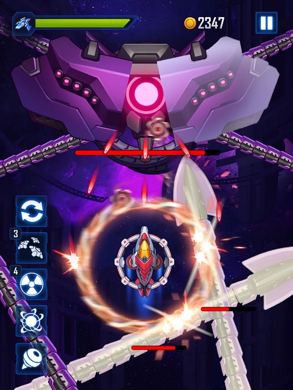 Tangkapan layar Wind Wings: Space Shooter iPad 