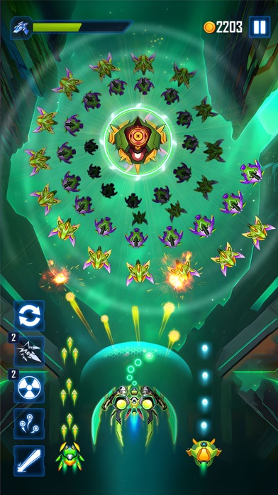 Tangkapan layar Wind Wings: Space Shooter
