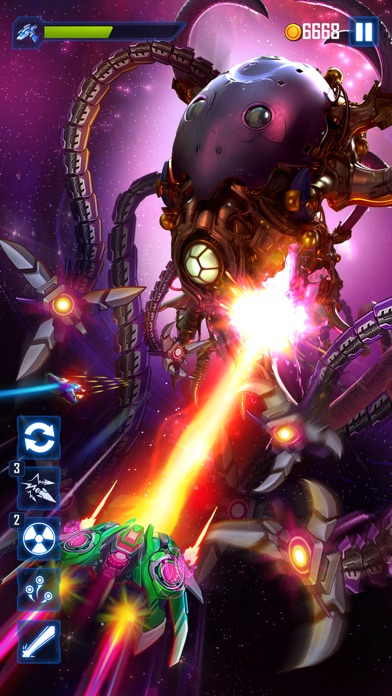 Tangkapan layar Wind Wings: Space Shooter