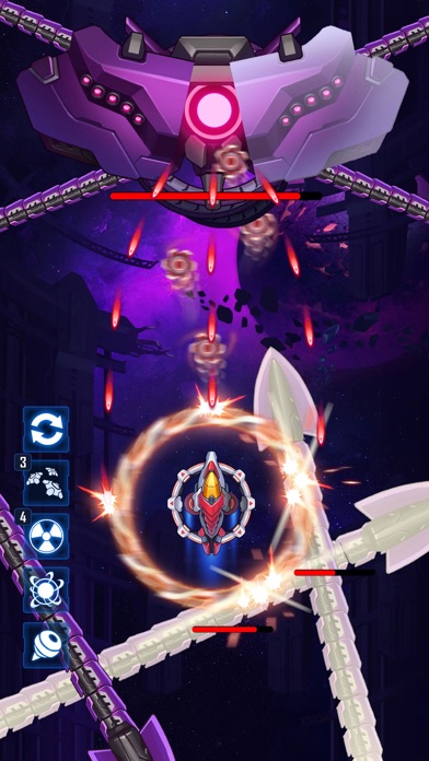 Tangkapan layar Wind Wings: Space Shooter