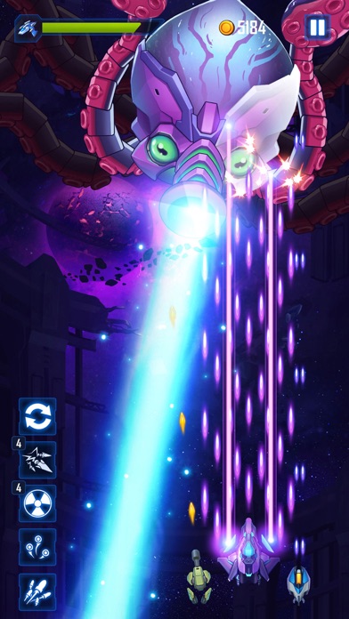 Tangkapan layar Wind Wings: Space Shooter