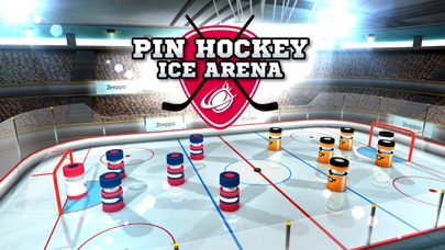 Pin Hockey - Ice Arena - Glow like a superstar air master スクリーンショット