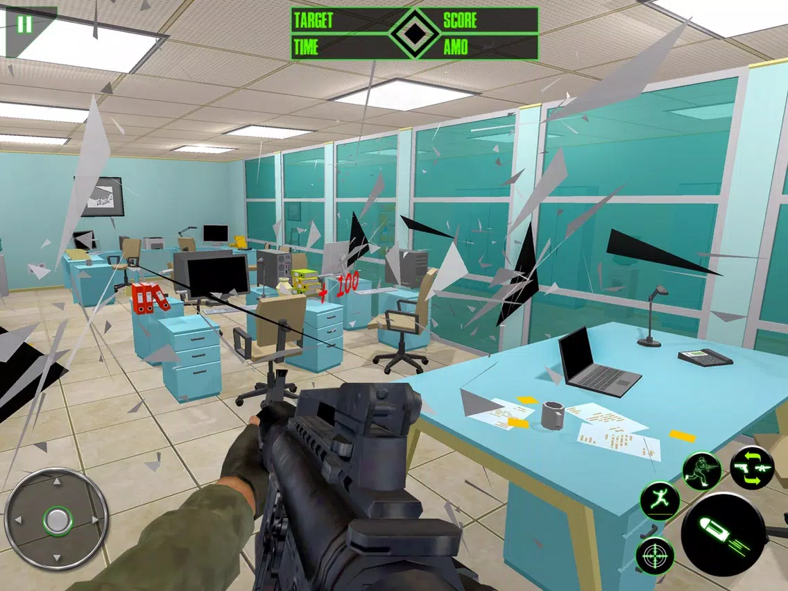 Smash Office Destroy Shooter iPad  Screenshots