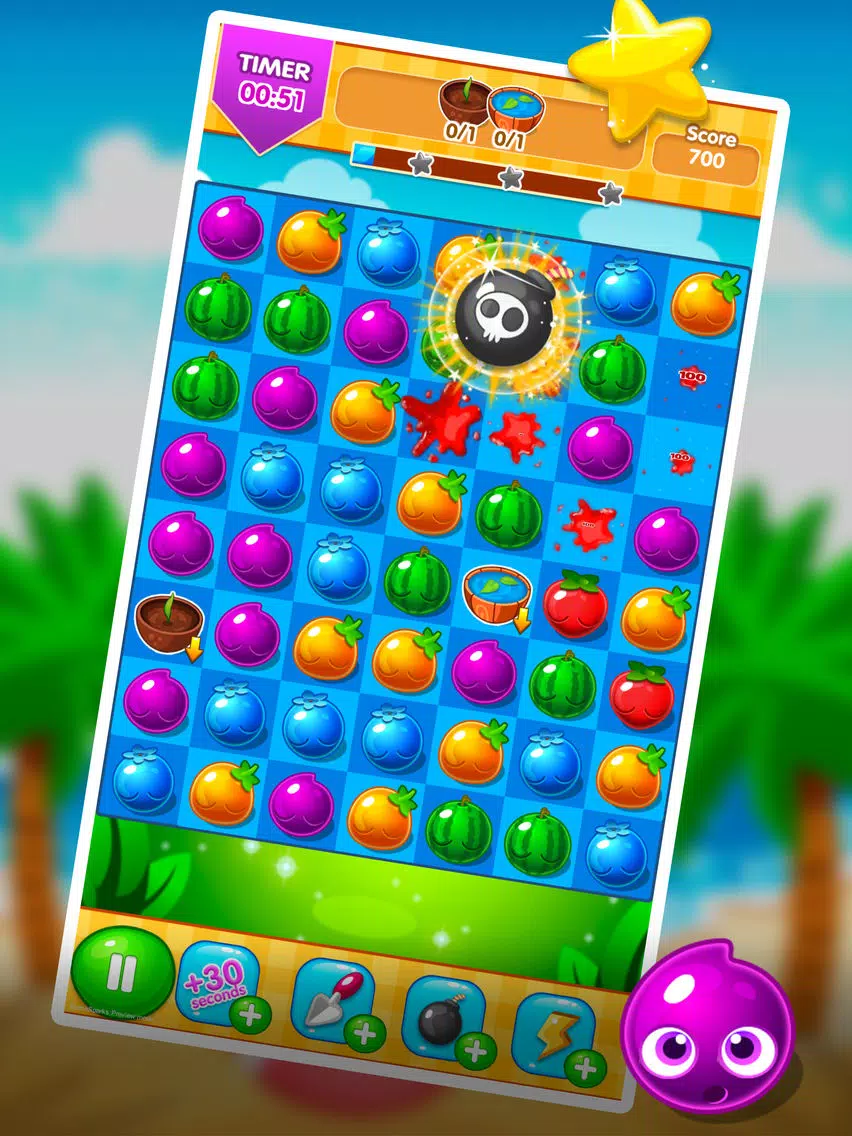 Fruit Crush - Splash the Fruit iPad Screenshots