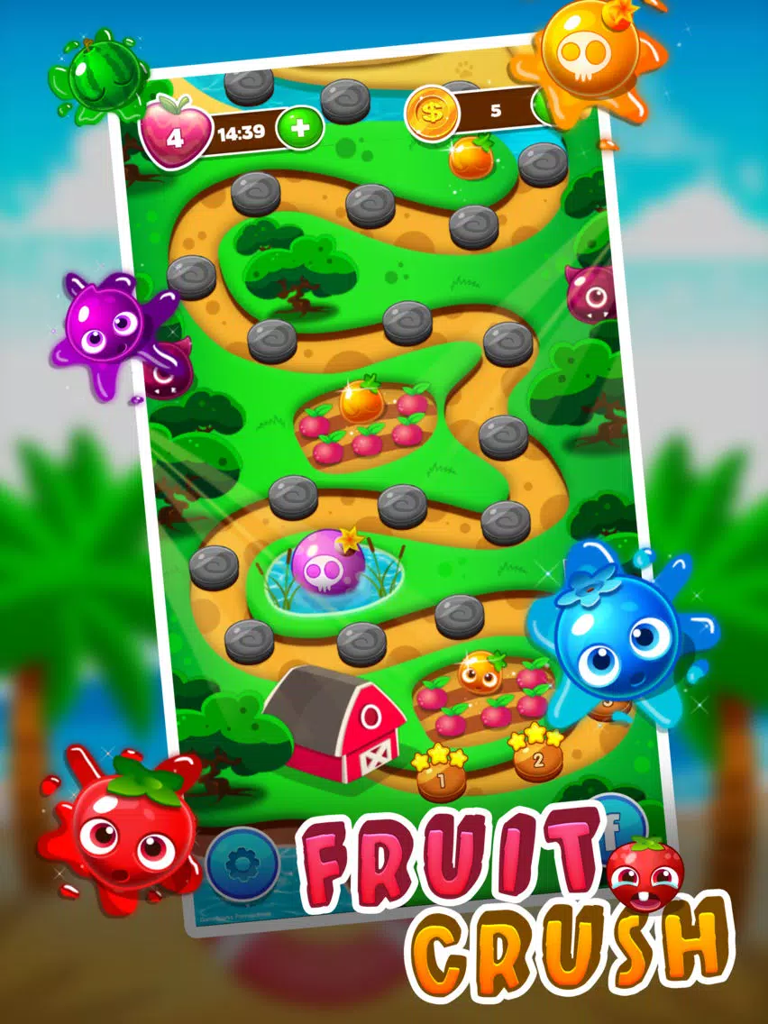 Fruit Crush - Splash the Fruit iPad Screenshots