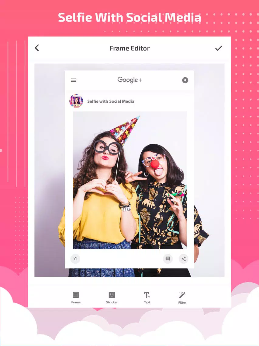 Selfie booth - selfie editor iPad Screenshots