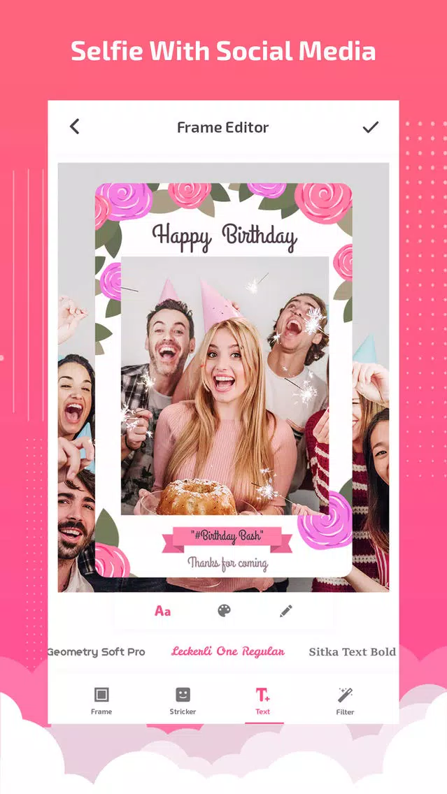 Selfie booth - selfie editor Screenshots