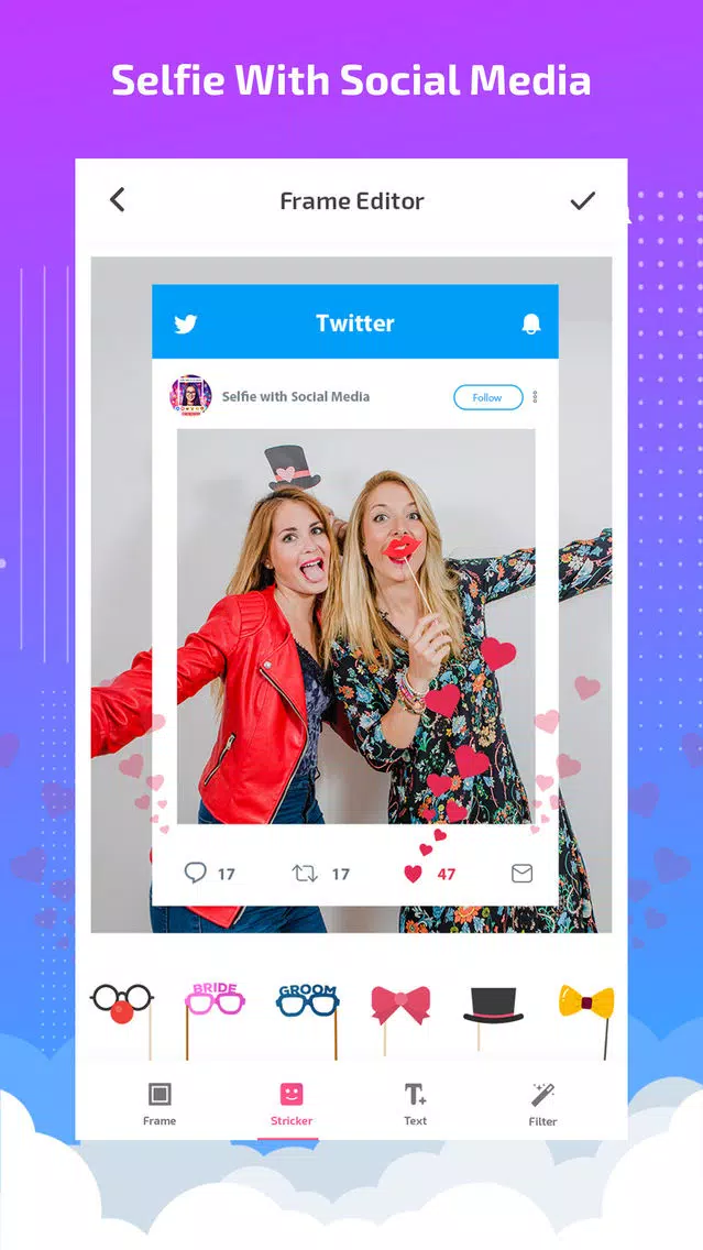 Selfie booth - selfie editor Screenshots