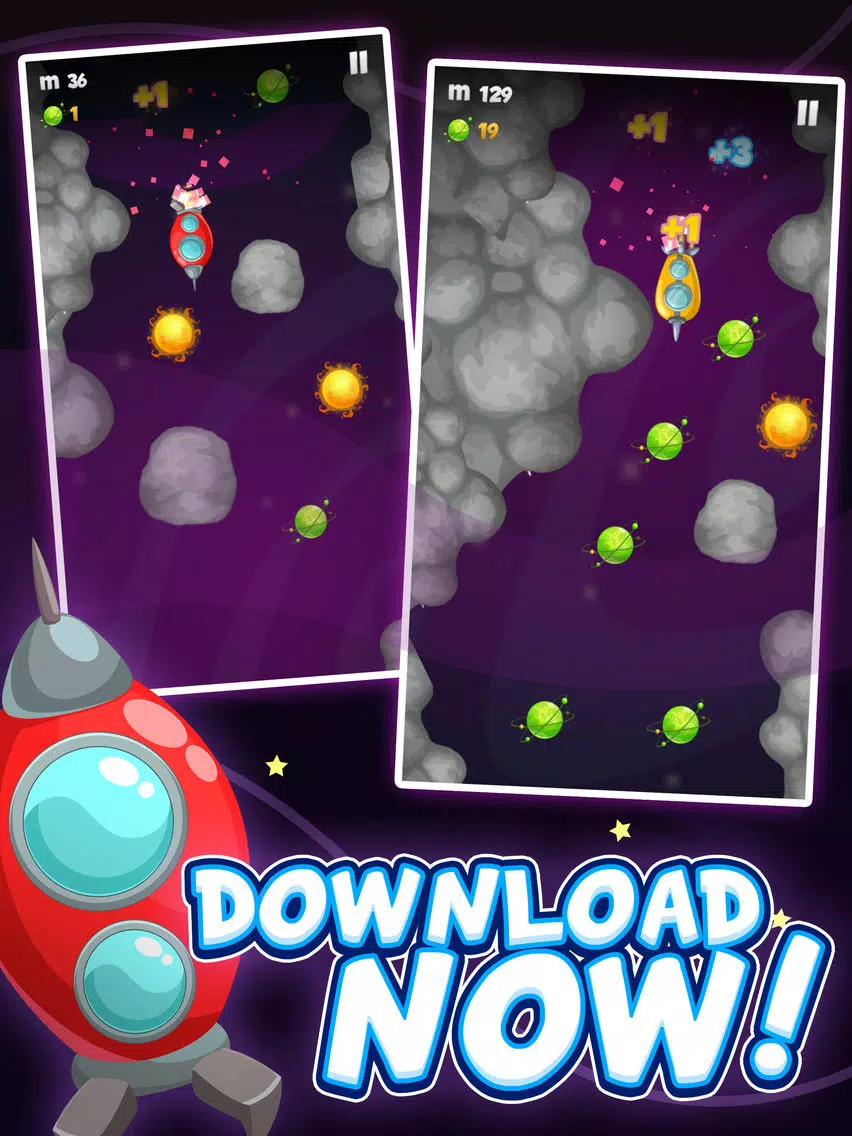Space Wars Adventure - Collect Stars Avoid Monster iPad  Screenshots