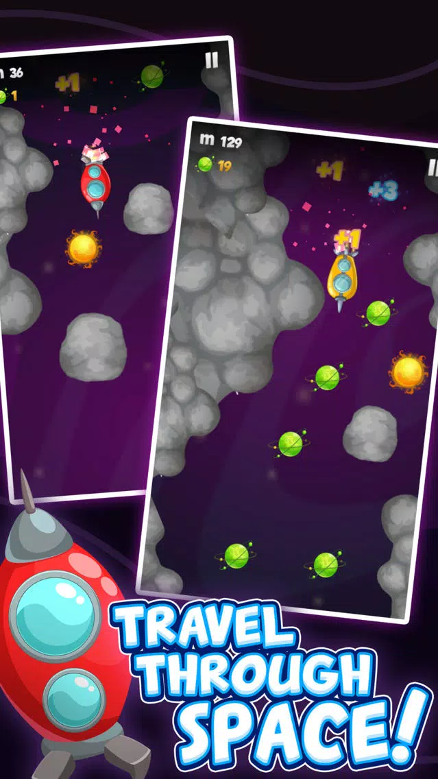 Space Wars Adventure - Collect Stars Avoid Monster Screenshots
