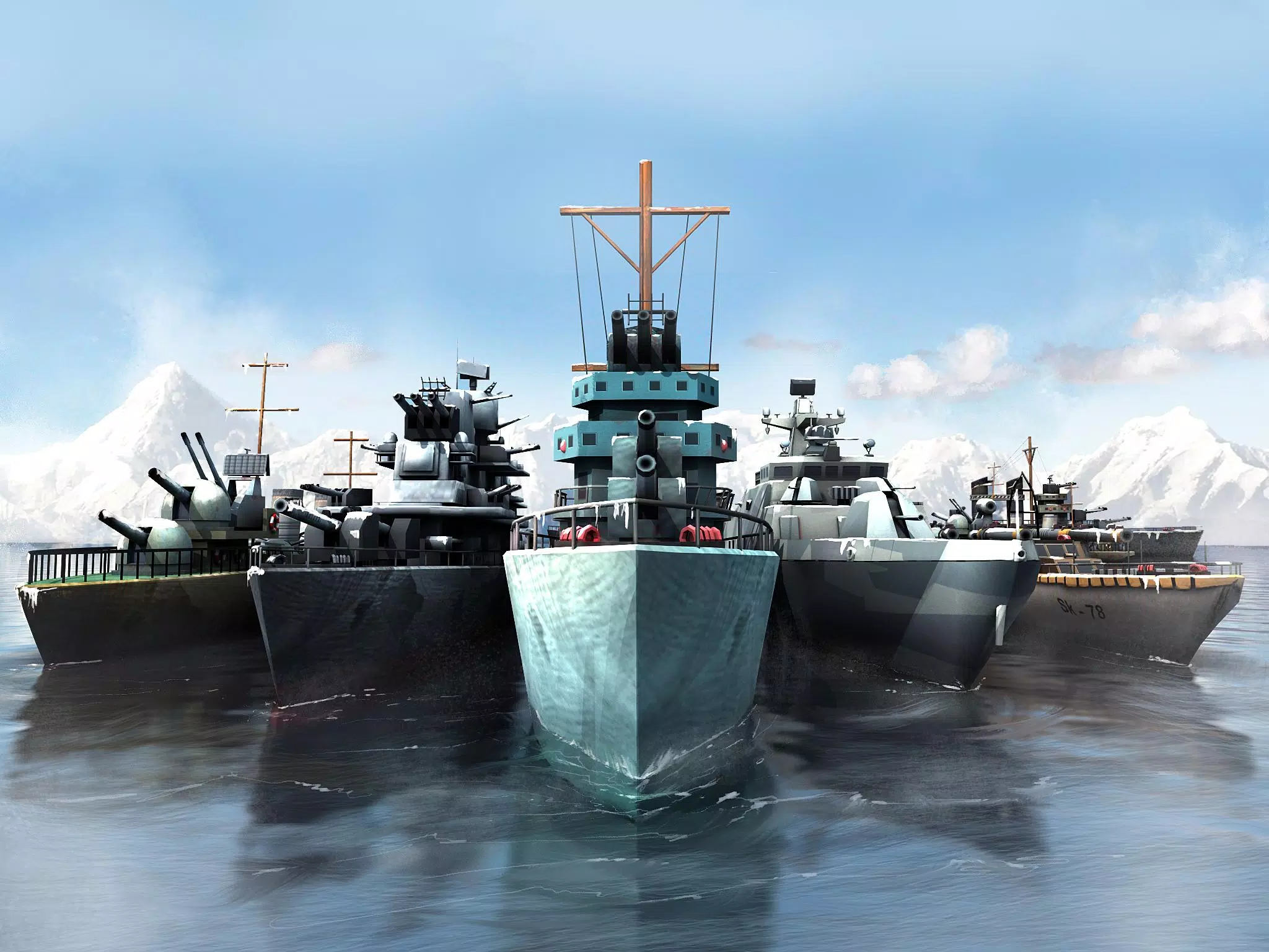 Naval Fury: Warship 3D Screenshots