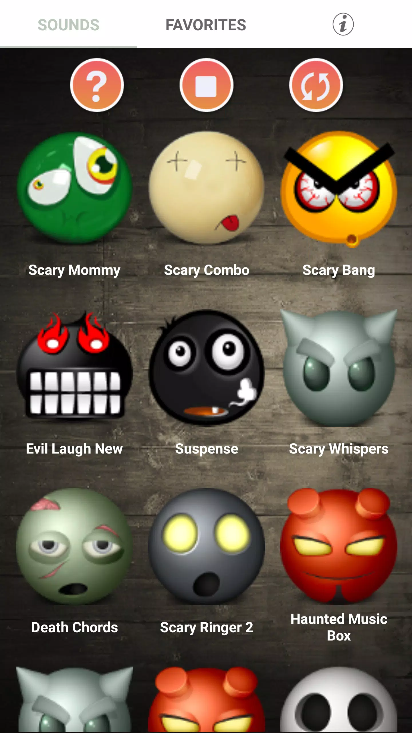 Скриншоты Scary Ringtones